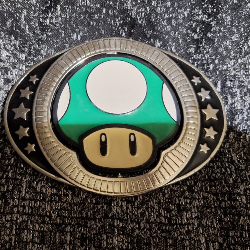 Nintendo -  Power up !!! Mushroom Belt Buckle